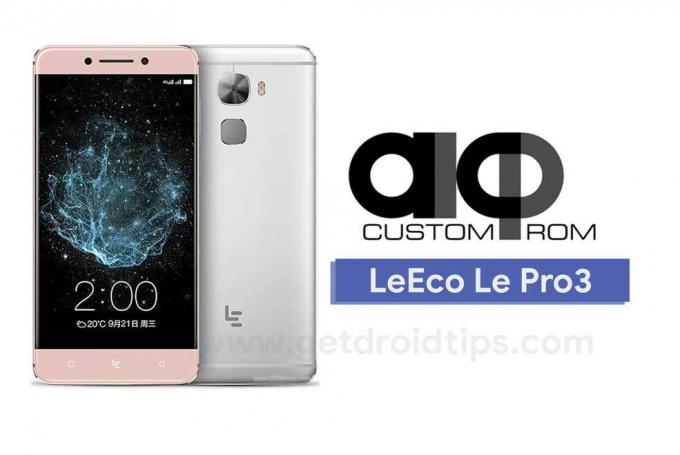 Last ned og oppdater AICP 14.0 på LeEco Le Pro 3