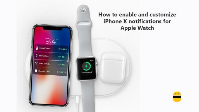 Как да активирам и персонализирам известия за iPhone X за Apple Watch