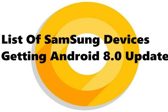 Seznam naprav Samsung, ki se posodabljajo na Android 8.0 Oreo