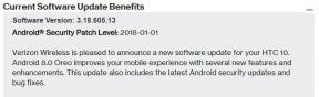 Verizon HTC 10 Android Oreo Update 3.18.605.13 rulles nå live