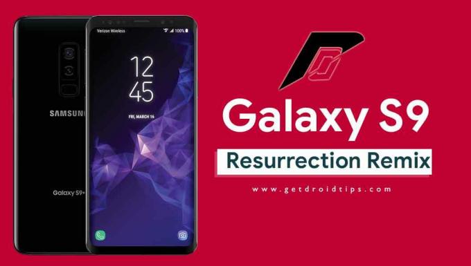 Laadige Samsung Galaxy S9 põhisele Android 9.0 Pie'ile alla Resurrection Remix
