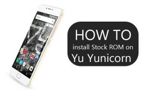 Ako nainštalovať oficiálnu skladovú ROM na YU Yunicorn