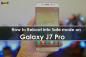 Kaip iš naujo paleisti „Samsung Galaxy J7 Pro“ saugiuoju režimu