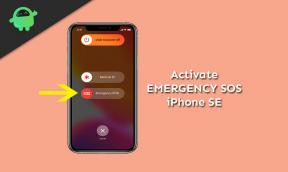 A Sürgősségi SOS aktiválása az iPhone SE-n