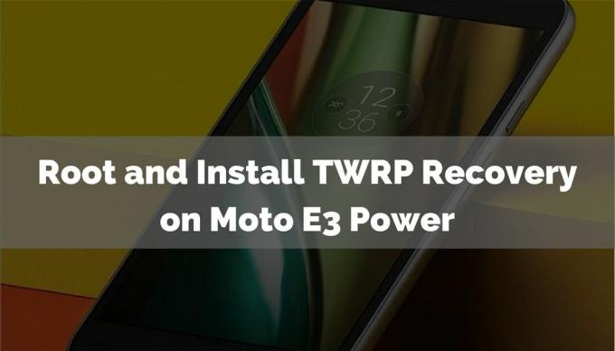 Moto E3 Power-min'de TWRP Kurtarma Kök ve Yükleme