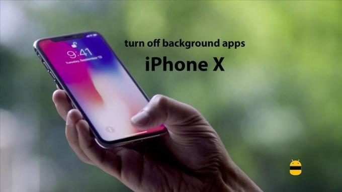 A háttéralkalmazások kikapcsolása az iPhone X készüléken