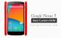 Elenco delle migliori ROM personalizzate per Google Nexus 5 (aggiornato)