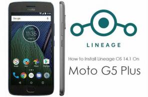 Comment installer le système d'exploitation non officiel Lineage 14.1 sur Moto G5 Plus (potter)