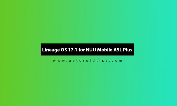 Lineage OS 17.1 NUU Mobile A5L Plus jaoks