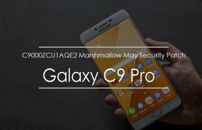 Lejupielādējiet Galaxy C9 Pro instalēšanas C9000ZCU1AQE2 Marshmallow May drošības ielāpu
