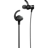 Sony MDRXB510AS / B Ekstra Bas Kablolu Kulaklıklar, En İyi Spor Kulaklıkları W / Mic IPX5 Stereo Sweatproof Kulaklıklar Dayanıklı Rahat Spor Salonu Koşu Egzersizi, Siyah görüntüsü