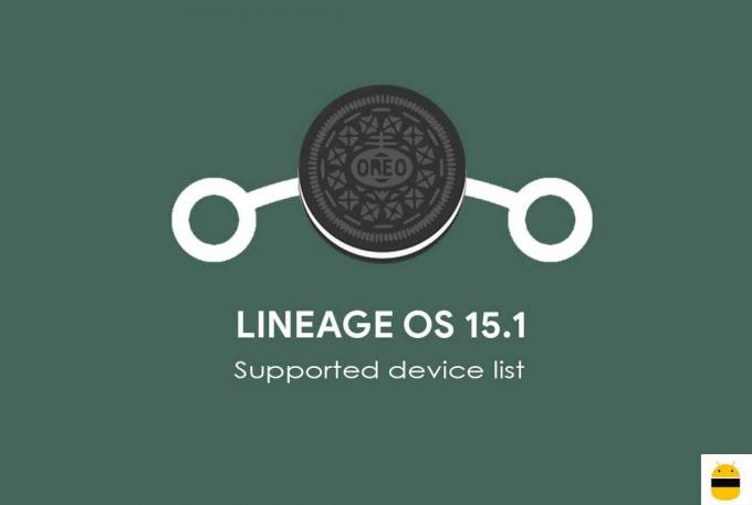Daftar perangkat yang Didukung untuk Lineage OS 15.1 (Berdasarkan Android 8.1 Oreo)