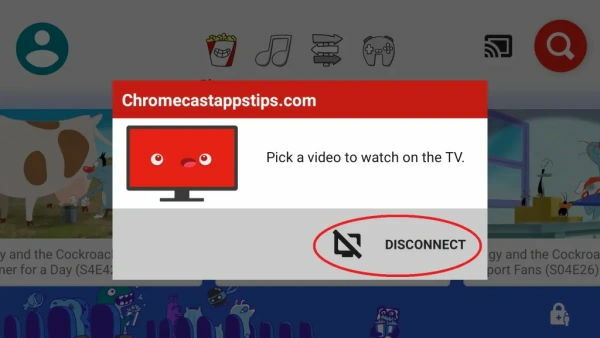 كيفية إرسال YouTube Kids إلى التلفزيون الذكي