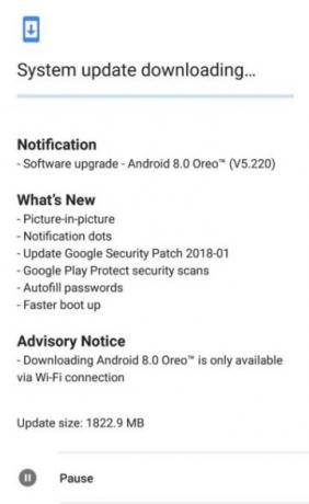 Aggiornamento Android Oreo per Nokia 6