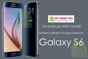 Descărcați Instalarea firmware-ului G920LKLU3EQD5 Nougat pe Galaxy S6 SM-G920L