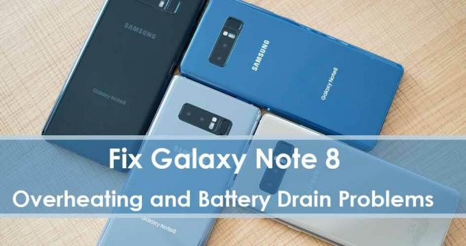 Slik løser du problemer med overoppheting av Galaxy Note 8 og batteridrenering