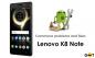 Problèmes et correctifs courants de Lenovo K8 Note