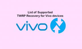 Lista de recuperación TWRP admitida para dispositivos Vivo