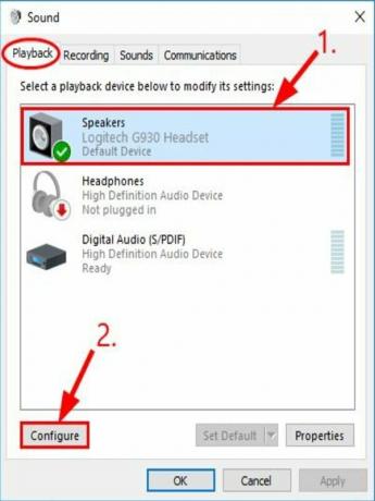 Sesuaikan Pengaturan Audio Anda untuk memperbaiki masalah pemotongan