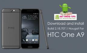 Baixe Instalar Build 2.18.707.1 Nougat para HTC One A9 na Índia