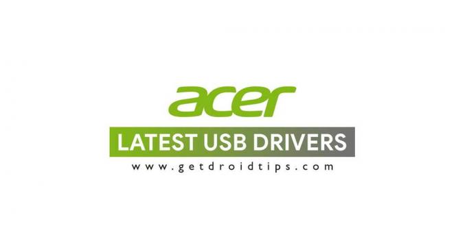 Lejupielādējiet jaunākos Acer USB draiverus un instalēšanas rokasgrāmatu