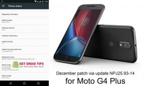 Decemberi javítás az NPJ25.93-14 frissítéssel a Moto G4 Plus számára