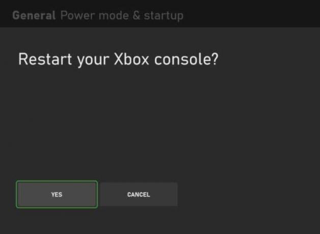 أعد تشغيل Xbox One و Series X | S.