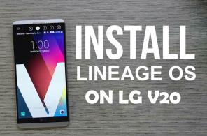 Sådan installeres uofficiel Lineage OS 14.1 til LG V20 (CM14.1 Android 7.1 Nougat)