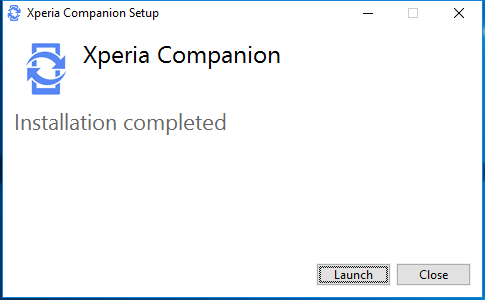 Xperia Companion -työkalu