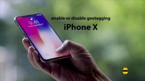 Geosildistamise lubamine või keelamine iPhone X-is