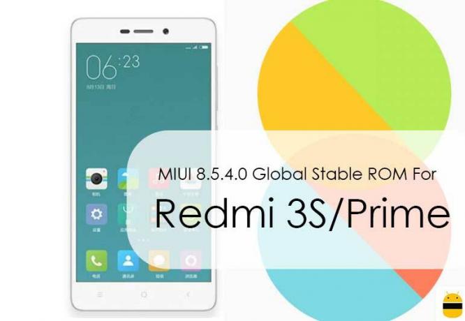 Prenos Namesti MIUI 8.5.4.0 Globalni stabilni ROM za Redmi 3s / Prime