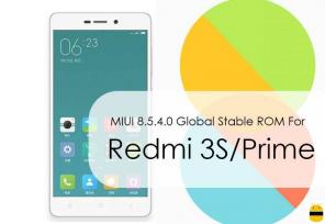 Scarica Installa MIUI 8.5.4.0 Global Stable ROM per Redmi 3s / Prime