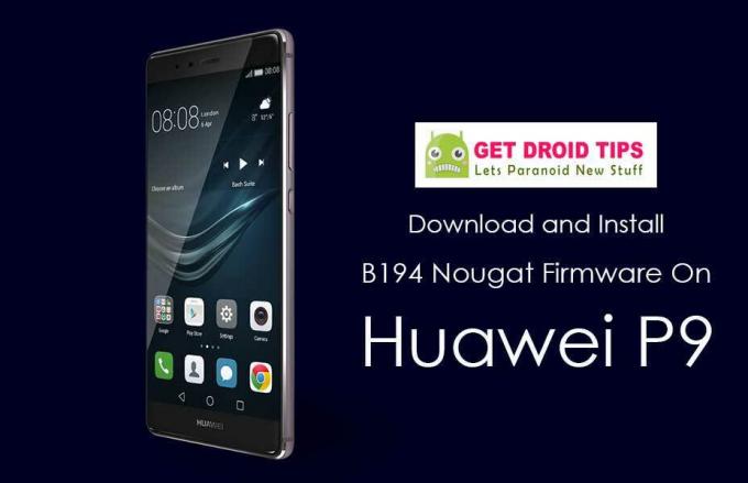 Instalirajte Huawei P9 B194 Nougat Firmware (EVA-L09) (Orange, Europa)