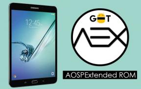 Kaip įdiegti oficialų „AOSPExtended ROM“, skirtą „Galaxy Tab S2 8.0 LTE / WIFI“
