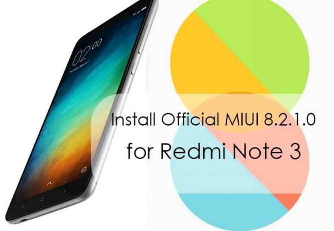 Scarica e installa MIUI 8.2.1.0 Global Stable ROM per Redmi Note 3