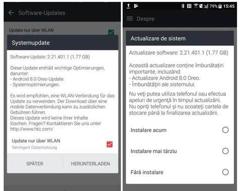 Last ned Installer 2.21.401.1 RUU Android Oreo for HTC U Ultra i Europa