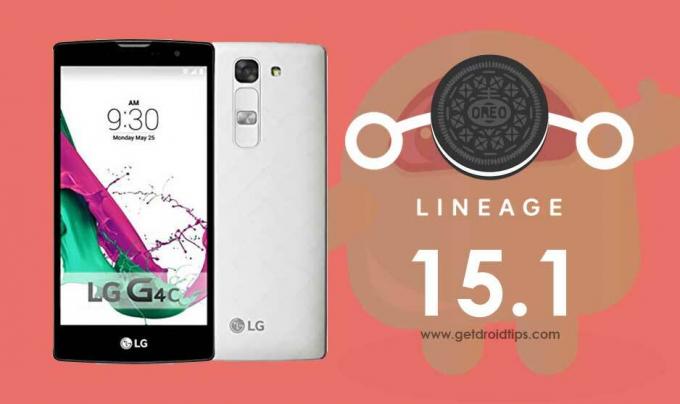LG G4c tabanlı Android 8.1 Oreo'da Lineage OS 15.1'i indirin