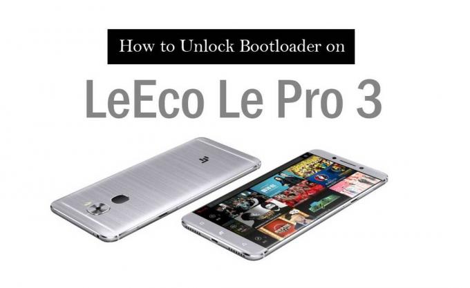 Bootloaderin avaaminen LeEco Le Pro 3: ssa