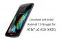 Laadige alla Install K42520c Android 7.0 Nougat AT&T LG K10 (K425)