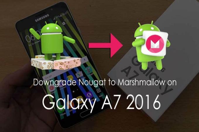Hvordan nedgradere Galaxy A7 2016 fra Android Nougat til Marshmallow