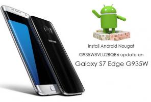 Installer G935W8VLU2BQB6 Nougat-opdatering på Galaxy S7 Edge G935W8