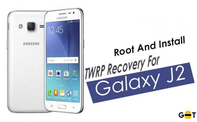 Kaip įdiegti TWRP ir šakninį „Samsung Galaxy J2 3G / SM-J200H“