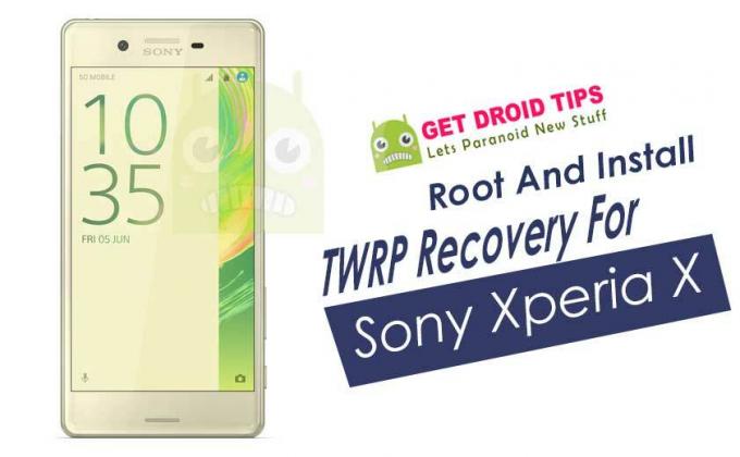 So rooten und installieren Sie TWRP Recovery für Sony Xperia X F5321 (XC / KUGO)