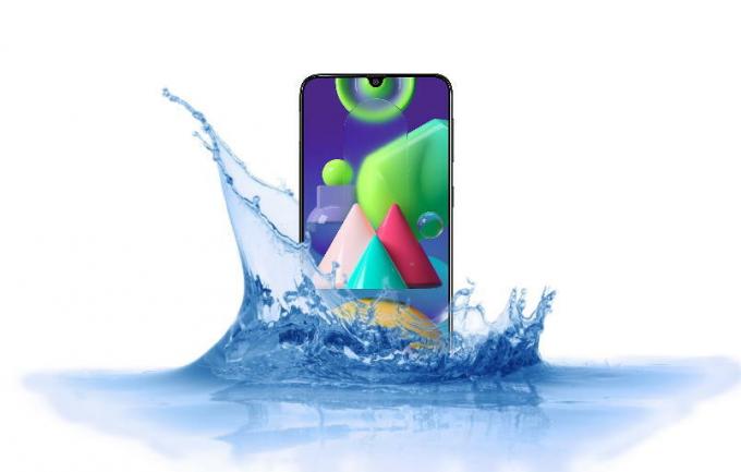 هل جهاز Samsung Galaxy M21 مقاوم للماء