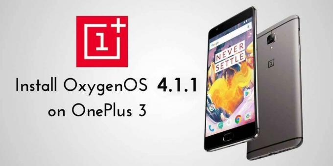 „OxygenOS 4.1.1“, skirta „OnePlus 3“