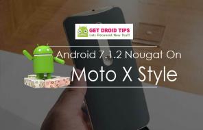 Prenos Namesti uradni Android 7.1.2 Nougat On Moto X Style (Pure) (ROM po meri, AICP)