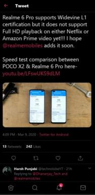 Realme 6 Pro begynder at modtage august 2020 sikkerhedsopdatering: RMX2061_11.A.31