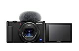 Sony Vlogi kaamera ZV-1 pilt | Digitaalkaamera (muutuva nurga ekraan Vloggingile, 4K video) ZV1BDI.EU - must