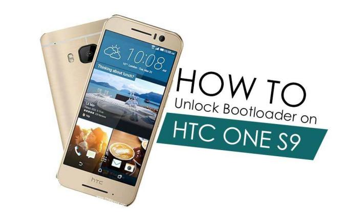 Kako odkleniti zagonski nalagalnik na HTC One S9