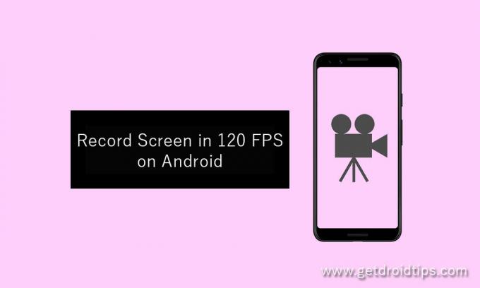 Sådan optages 120 FPS-skærm ved hjælp af Screen Recorder